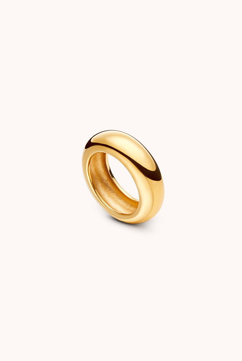 GOLD DONUT RING